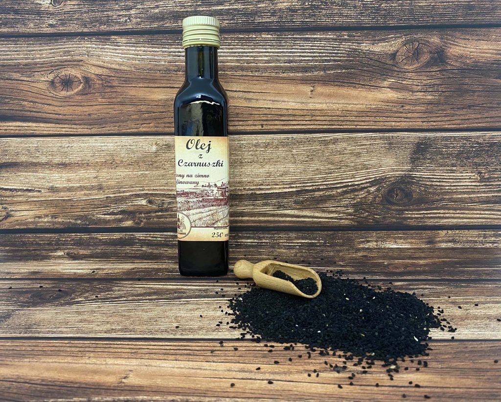olej z czarnuszki tłoczony na zimno o wyjątkowych właściwościach zdrowotnych dla dzieci 